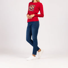 LUMA - ДАМСКА ТЕНИСКА С ДЪЛЪГ РЪКАВ ОТ 100% ПАМУК