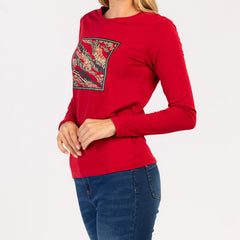 LUMA - ДАМСКА ТЕНИСКА С ДЪЛЪГ РЪКАВ ОТ 100% ПАМУК