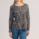 VIVA - ДАМСКА ТЕНИСКА С ДЪЛЪГ РЪКАВ ОТ 100% ПАМУК