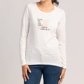 SORA - ДАМСКА ТЕНИСКА С ДЪЛЪГ РЪКАВ ОТ 100% ПАМУК