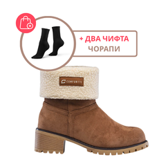 ВИСОКИ БОТУШИ С ПОДПЛАТА NOEL