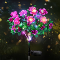 FLORABRIGHT™ – СОЛАРНА ГРАДИНСКА ЛАМПА ВЪВ ФОРМА НА ЦВЕТЕ