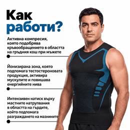 ShapeFlex™ – компресионен потник за оформяне на мъжката фигура