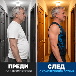 ShapeFlex™ – компресионен потник за оформяне на мъжката фигура