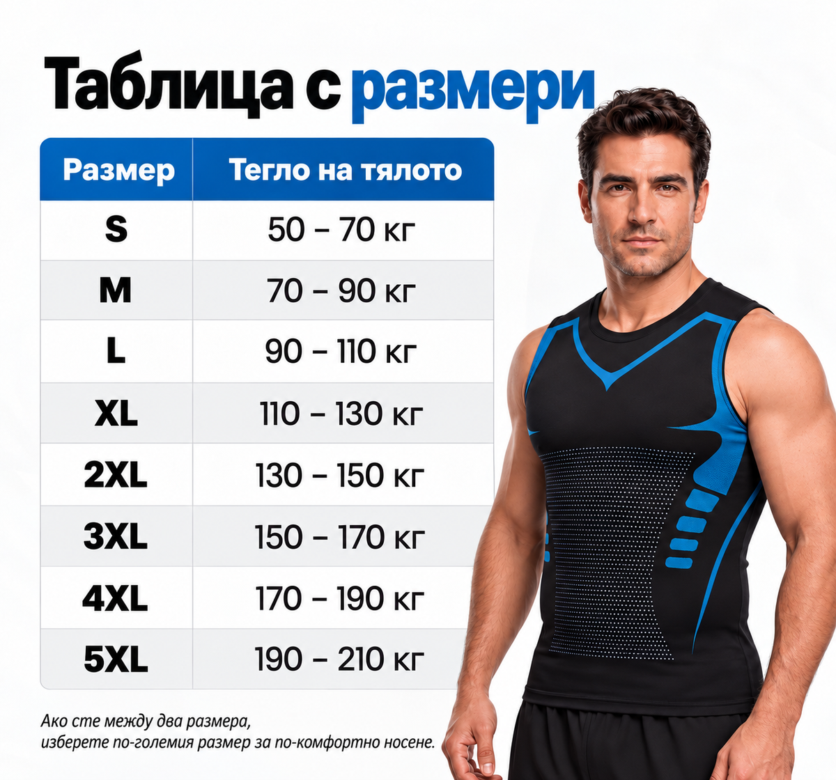 ShapeFlex™ – компресионен потник за оформяне на мъжката фигура