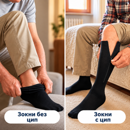 VenoFlex™ – Компресионни чорапи с цип