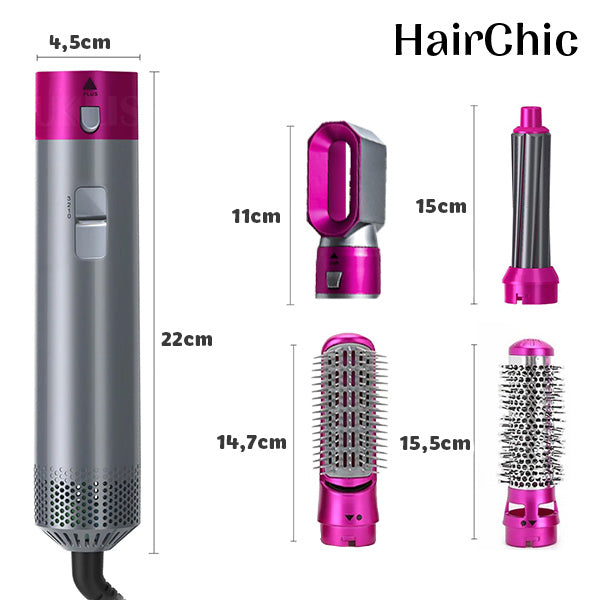 HAIRCHIC™ - МНОГОФУНКЦИОНАЛЕН СЕШОАР ЗА КОСА 5в1